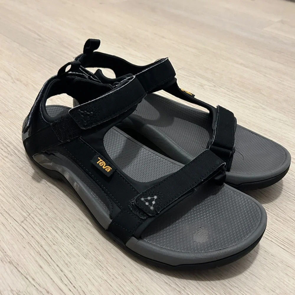 Teva Terra Fi 5 Universal Mens Sandals Black Grey Sport Hiking 1110392 Size 11